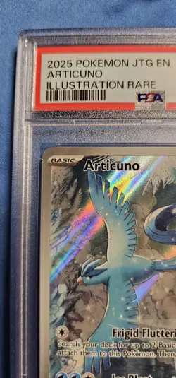 Articuno 161 Pokemon Journey Together 2025 Illustration Rare PSA 10 - Image 3