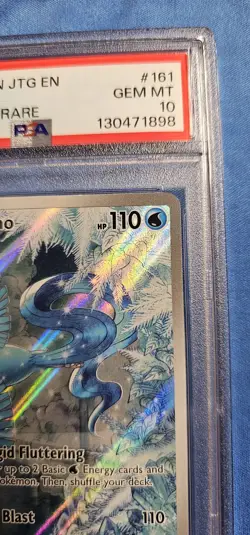 Articuno 161 Pokemon Journey Together 2025 Illustration Rare PSA 10 - Image 5