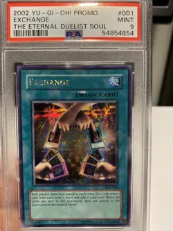 YUGIOH PSA 9 2002 Exchange EDS-001 Secret Rare - Image 2