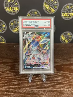 2021 Pokemon Glaceon VMAX SWSH Evolving Skies HOLO #041 PSA 10 GEM Mint - Image 1