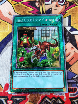 That Grass Looks Greener ra03-en063 (NM+) Platinum-Secret Rare Yu-Gi-Oh! - Image 1