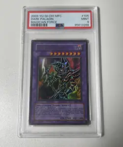 Dark Paladin MFC-105 YuGiOh Magician's Force 2003 Foil PSA 9 MINT - Image 1