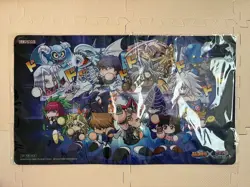 Yugioh Pawapuro collaboration Official Playmat Konami OCG Duel Field New - Image 1
