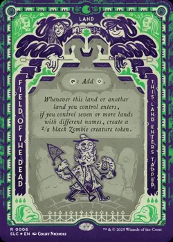 MtG FIELD OF THE DEAD Secret Lair Encyclopedia Single Card Magic Preorder - Image 1