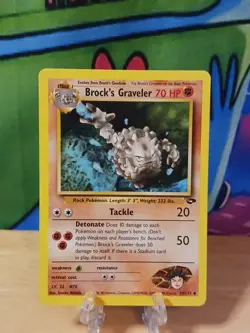 BROCK’S GRAVELER - Gym Challenge - 34/132 - Uncommon - Pokemon Card - LP - Image 1