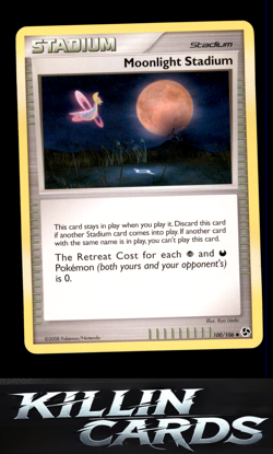 Moonlight Stadium 100/106 Pokemon Uncommon Great Encounters Card LP - Image 1