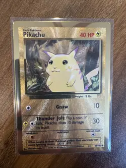 Pikachu - (Celebrations Metal Card) 058/102 Miscellaneous Cards & Products Holo - Image 1