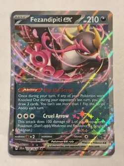Fezandipiti EX Shrouded Fable Holo Double Rare Pokemon TCG Card 038/064 - Image 2