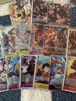 One Piece CCG Card Lot- All MINT CONDITION. Selling As Lot - Image 3