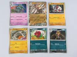 Pokemon Cards Scarlet & Violet Black Bolt bundle job lot X25 no duplicates - Image 4