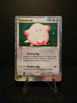 Pokemon TCG Chansey EX Ultra Rare Ruby and Sapphire Card 96/109 LP - Image 1