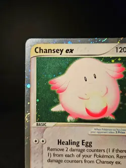 Pokemon TCG Chansey EX Ultra Rare Ruby and Sapphire Card 96/109 LP - Image 3