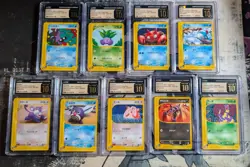 Pokemon Japanese CGC 10 PRISTINE Expedition Base Lot Of 9 Cards For soysauce - Image 1