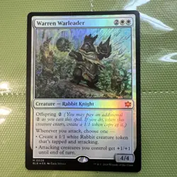 Warren Warleader Bloomburrow Foil - Image 1