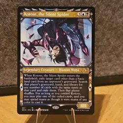 MTG Kotose, the Silent Spider Kamigawa: Neon Dynasty Showcase #351 NM Fresh Pull - Image 1