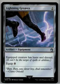 Near Mint or Better Lightning Greaves #243 Doctor Who W/Tracking - Image 1