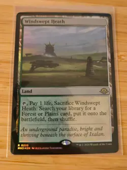 MTG Windswept Heath (Foil) 0235 Modern Horizons 3 M/NM Free UK P&P - Image 1