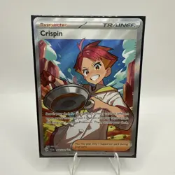 Crispin 164/142 Sv07: Stellar Crown Holo M/NM Pokemon TCG - Image 1