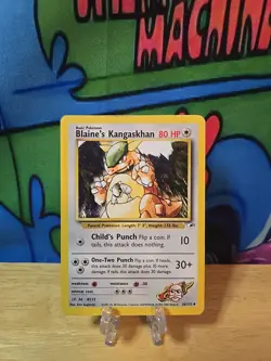 Pokemon TCG Blaine's Kangaskhan Gym Heroes 36/132 Regular LP - Image 1