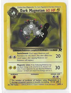 Dark Magneton 28/82 Team Rocket Regular Unlimited Rare Pokemon TCG MP - Image 1