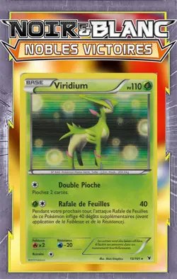 Viridium Holo - NB03:Nobles Victoires - 13/101 - Carte Pokemon Francaise - Image 1
