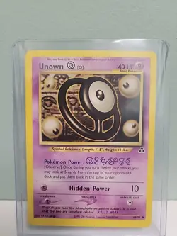 Pokemon TCG Unown O 69/75 Neo Discovery Unlimited MINT - Image 1
