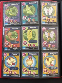 1999 Original 151 Complete Burger King PokeTrivia Pokemon Master Set - Sleeved - Image 2
