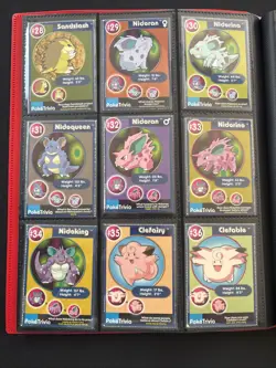 1999 Original 151 Complete Burger King PokeTrivia Pokemon Master Set - Sleeved - Image 4