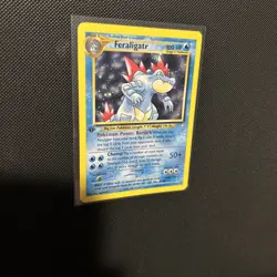 Pokemon TCG Neo Genesis Feraligatr 4/111 Holo Rare 1st Edition - Image 1