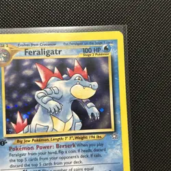 Pokemon TCG Neo Genesis Feraligatr 4/111 Holo Rare 1st Edition - Image 4