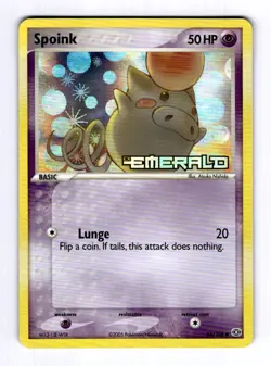 Spoink - 066/106 Emerald #66 (2005) Common Reverse Holo NM Pokemon - Image 1