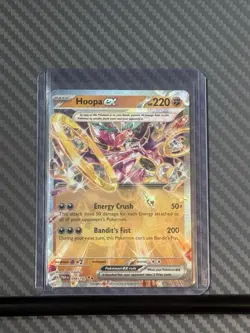 Pokemon TCG Hoopa ex Paradox Rift 098/182 Holo Double Rare - Image 1