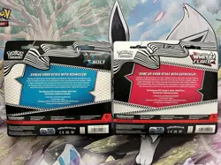 Pokemon Black Bolt and White Flare Tech Sticker Collection Set of 2 (3) - Image 2