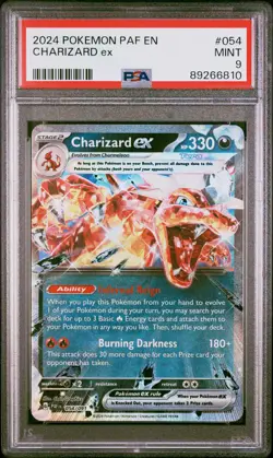 2024 POKEMON PAF EN-PALDEAN FATES #054 CHARIZARD EX PSA 9 - Image 1