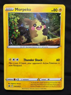 Morpeko SWSH012 Cosmos Holo Promo Pokemon NM - Image 1