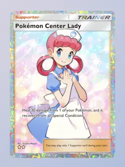 Pokemon Tcg Pocket Trade 2 Star Pokemon Center Lady (Read description) - Image 1