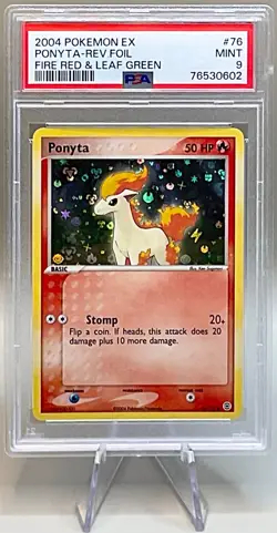 Pokemon Ponyta #76/112 Reverse Holo - 2004 EX Fire Red Leaf Green - PSA 9 MINT! - Image 1