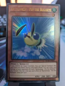 YuGiOh! Battlewasp - Pin the Bullseye BLHR-EN031 Ultra Rare 1st Ed - Image 1