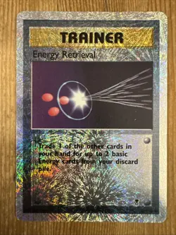 Energy Retrieval - 107/110 - Pokemon Legendary Collection Reverse Holo Rare DMG - Image 1