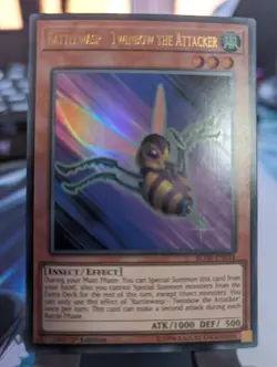 YuGiOh! Battlewasp - Twinbow the Attacker BLHR-EN034 Ultra Rare 1st Ed - Image 1