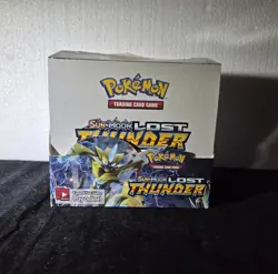 Lost Thunder - Pokemon Sun & Moon TCG - EMPTY Display Booster Box - Image 1