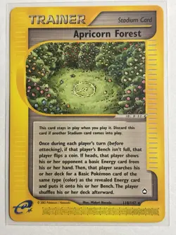 Apricorn Forest 118/147 - Aquapolis Non Holo Pokemon Card - Image 1