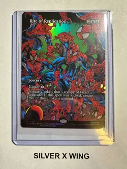 Rite of Replication Borderless Foil x1, MTG, Spiderman, Magic the Gathering, NM - Image 1