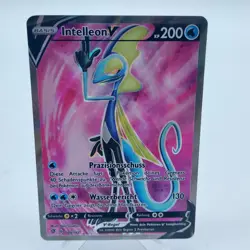 Pokemon Karte - Intelleon V 180/192 Clash der Rebellen Holo Ultra Rare Full Art - Image 1