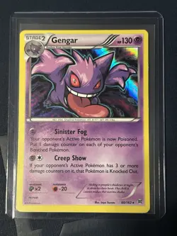 Pokemon Gengar Holo Rare TCG Card 60/162 XY Breakthrough - Image 1