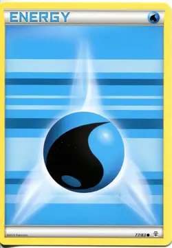 Pokemon TCG XY Generations Common Card #77 Water Energy - Image 1