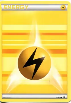 Pokemon TCG XY Generations Common Card #78 Lightning Energy - Image 1