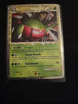 Pokemon TCG Yanmega Prime Holo Rare Card HS-Triumphant 98/102 - Image 1