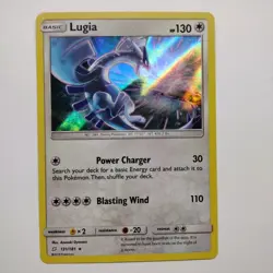 LUGIA Team Up Series POKEMON Holo 2019 Trading Card 131/181 - Image 1