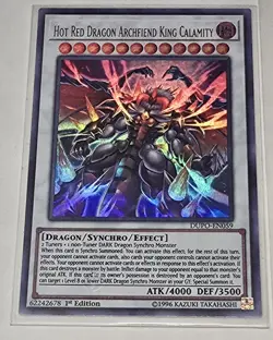Hot Red Dragon Archfiend DUPO-EN057-59 1st Edition Ultra Rare Card Lot ×3 NM/M - Image 2